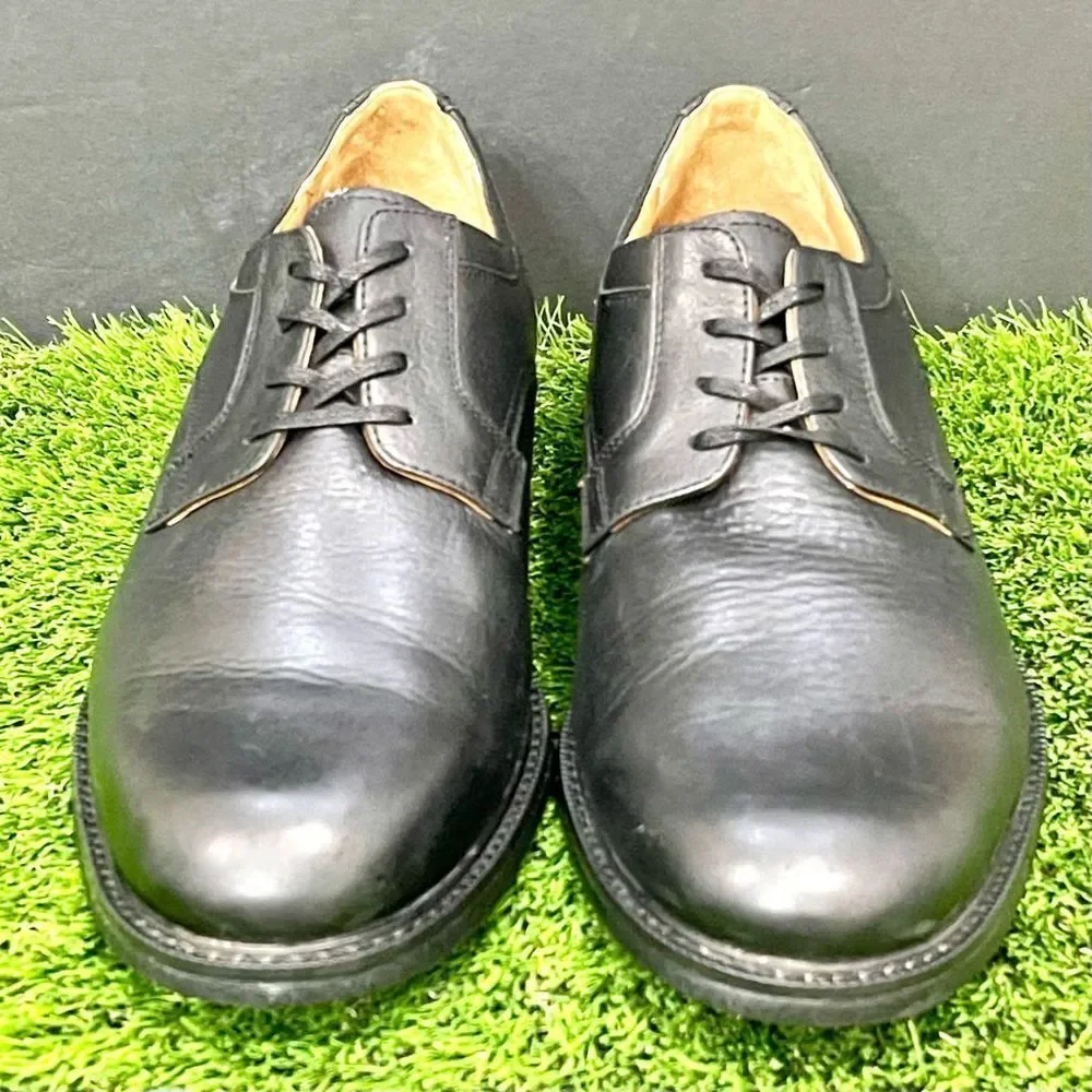 Johnston & Murphy Pattinson XC4 Waterproof Black Plain Toe Oxfords. Size 10.5M